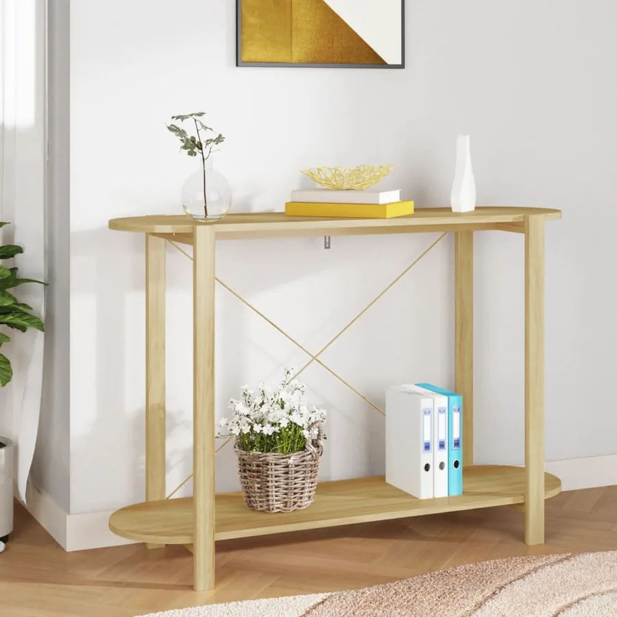 Table console 110x38x75 cm Bois d'ingénierie
