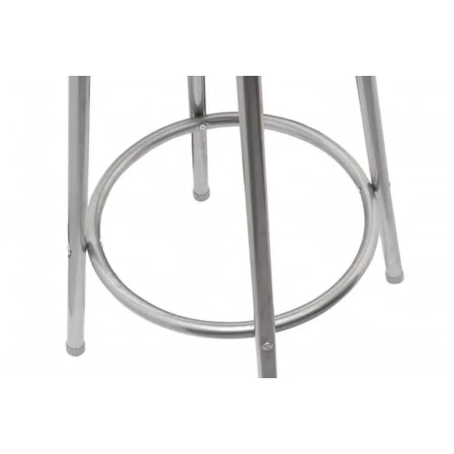 Tabourets de bar lot de 2 marron acier - 3