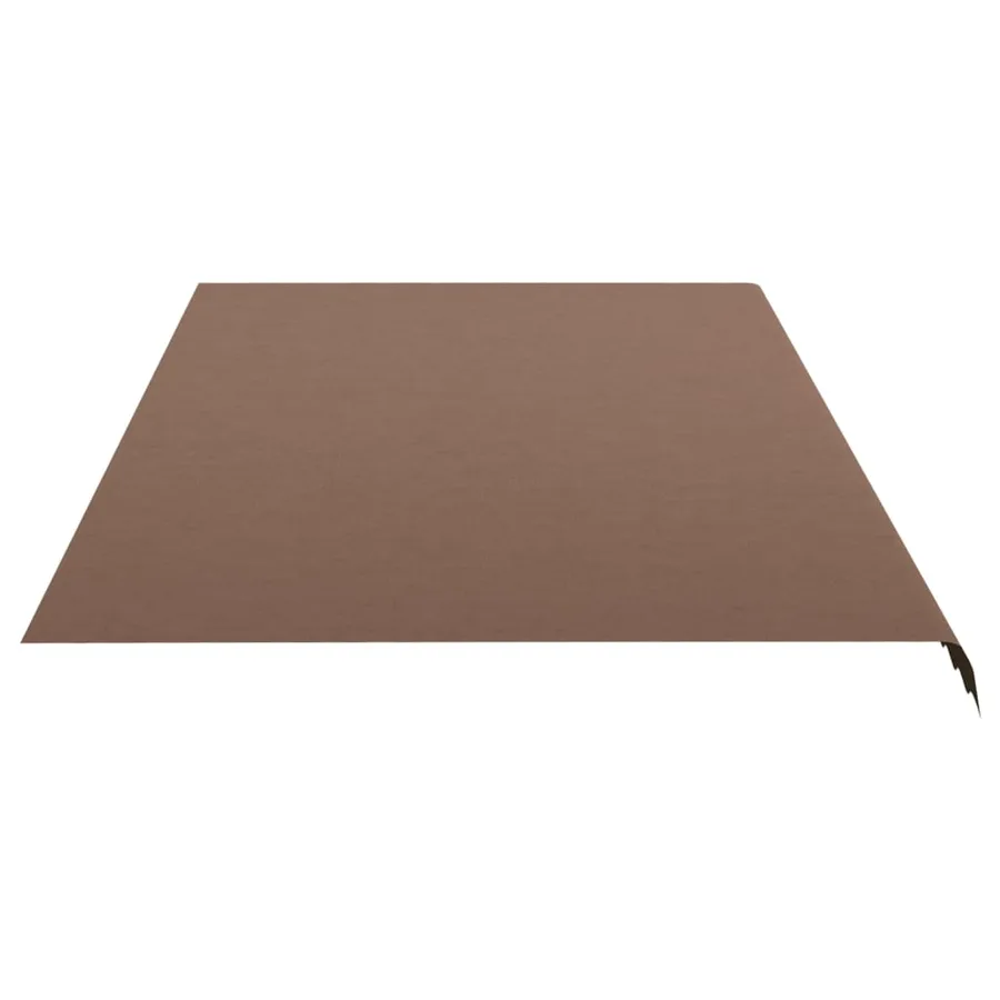 Tissu de remplacement pour auvent marron 6x3 m polyester - 4