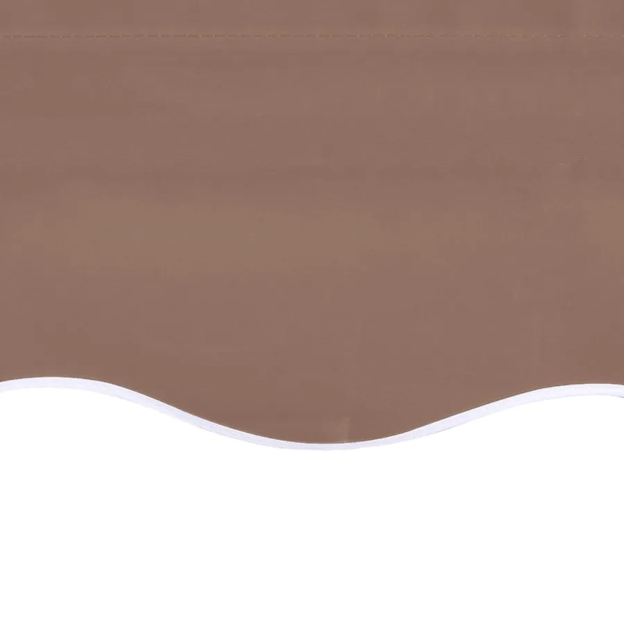 Tissu de remplacement pour auvent marron 6x3 m polyester - 5