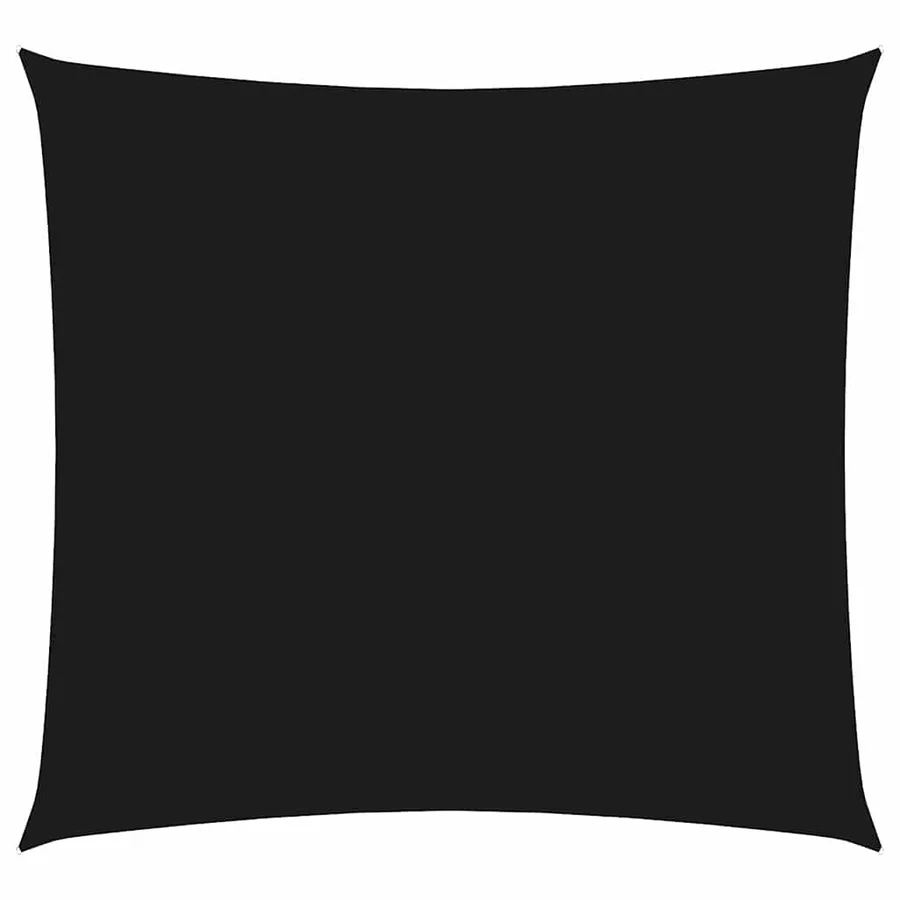 Voile de parasol tissu oxford carré 2x2 m noir - 2