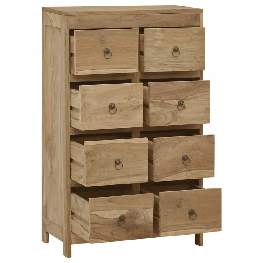 Commode 55x30x90 cm Bois massif de teck - 3