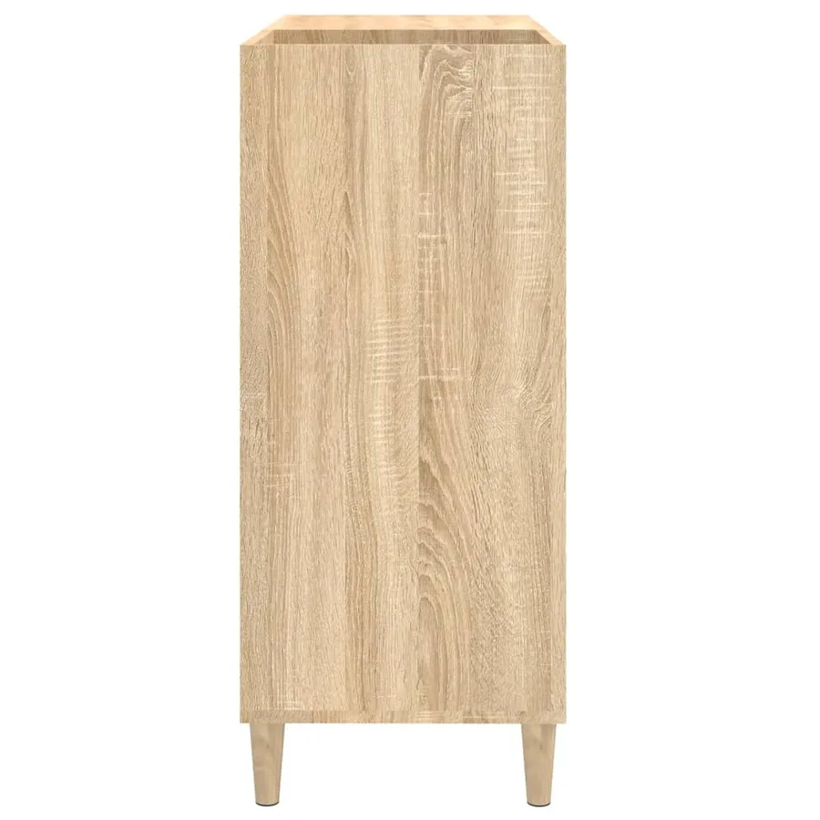 Armoire à disques chêne sonoma 84,5x38x89 cm bois d'ingénierie - 6