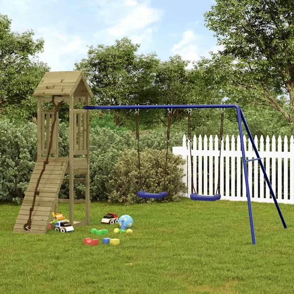 Aire de jeux d'extérieur bois de pin imprégné