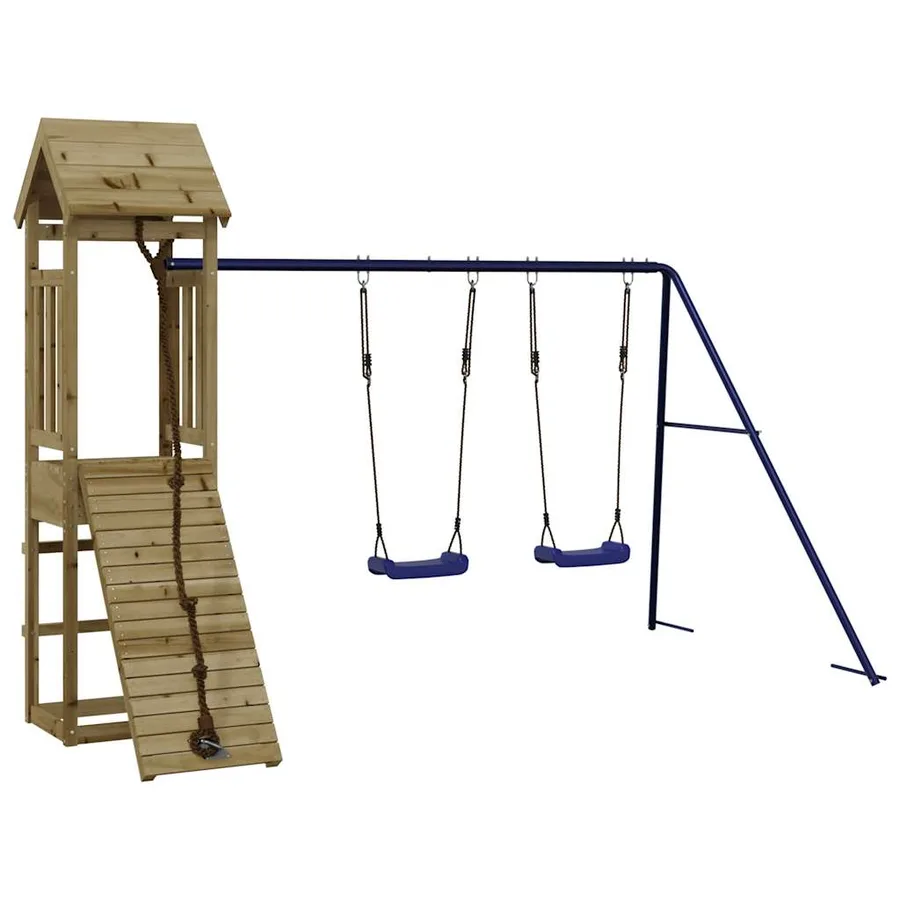 Aire de jeux d'extérieur bois de pin imprégné - 2