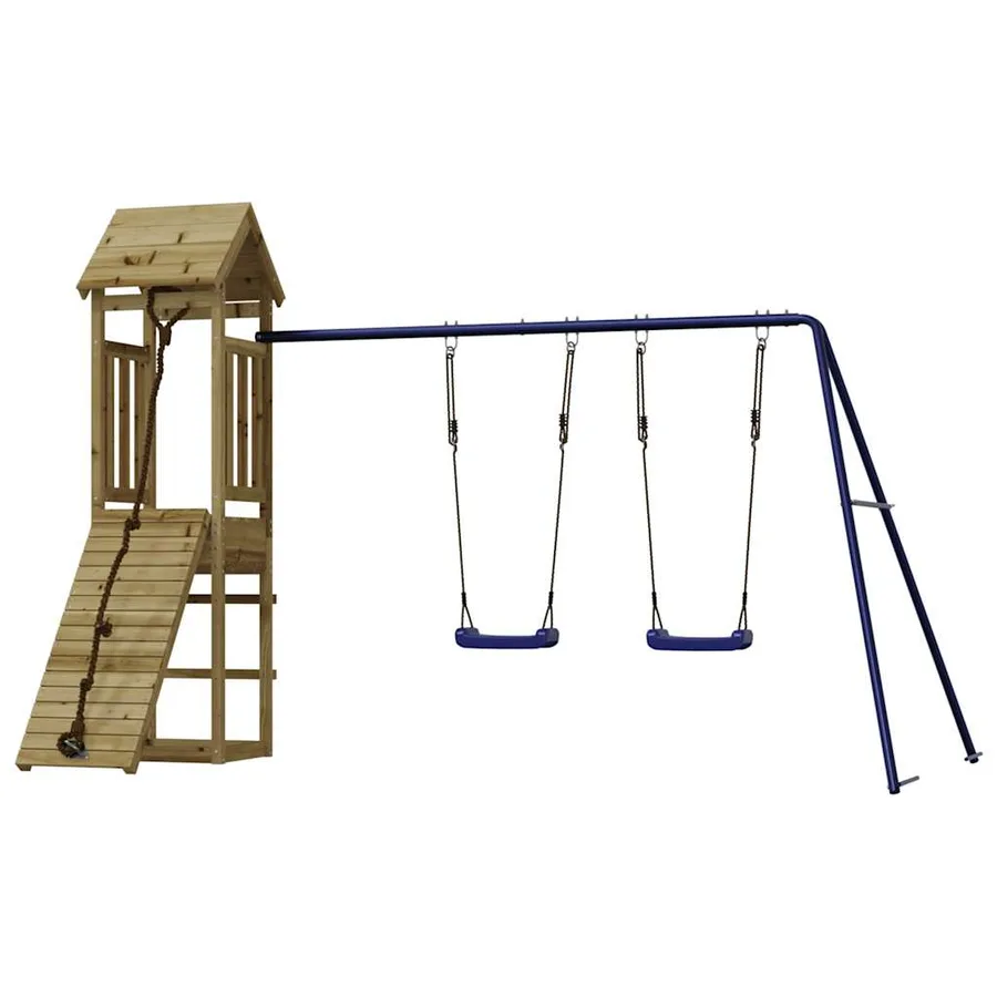 Aire de jeux d'extérieur bois de pin imprégné - 3