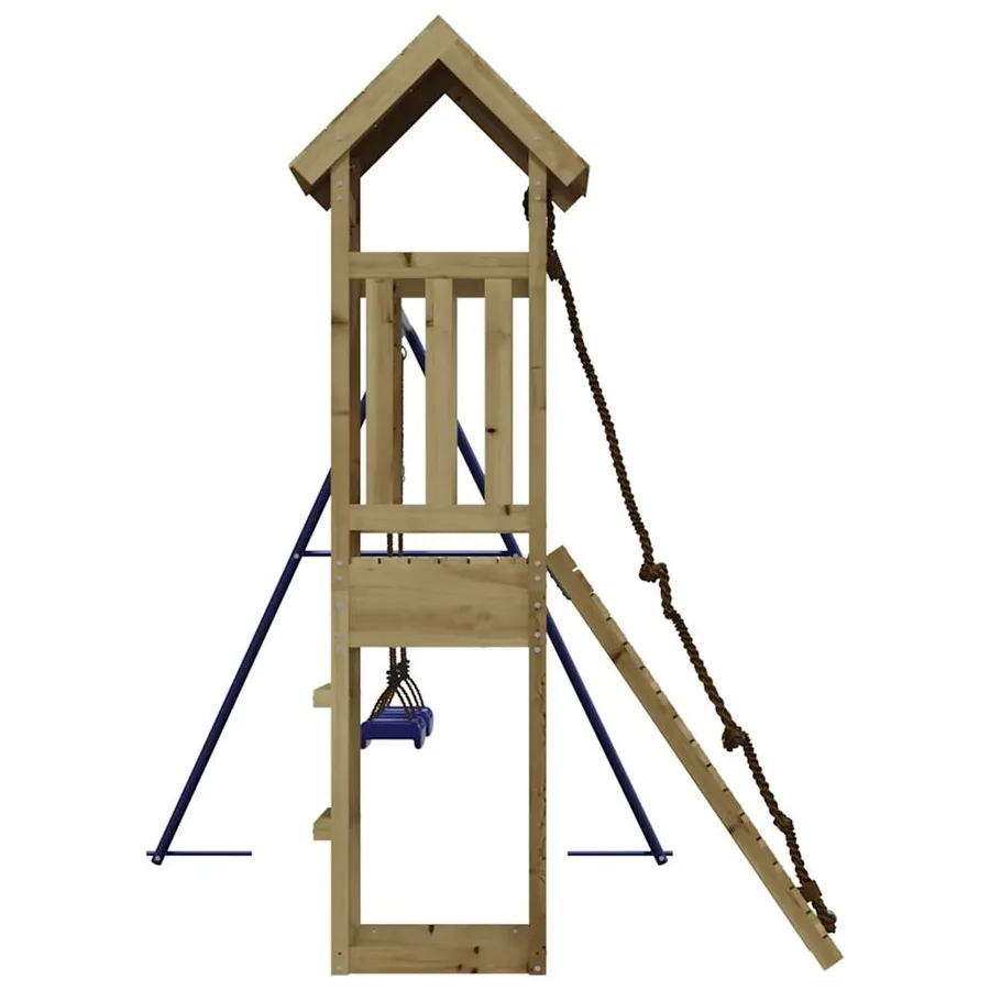 Aire de jeux d'extérieur bois de pin imprégné - 5
