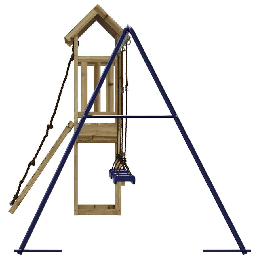 Aire de jeux d'extérieur bois de pin imprégné - 6