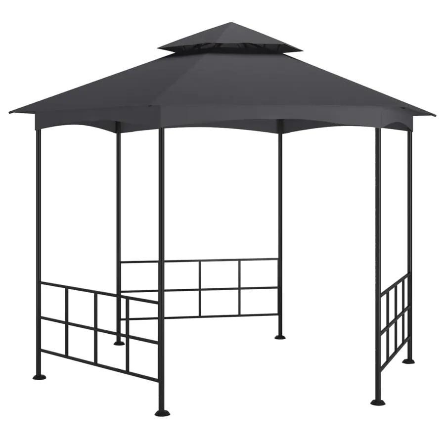 Belvédère avec parois 3,1x2,7 m Anthracite