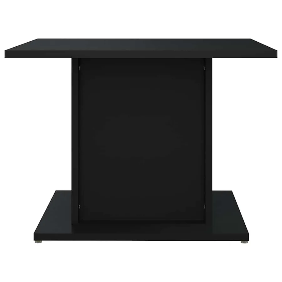 Table basse noir 55,5x55,5x40 cm bois d'ingénierie - 4