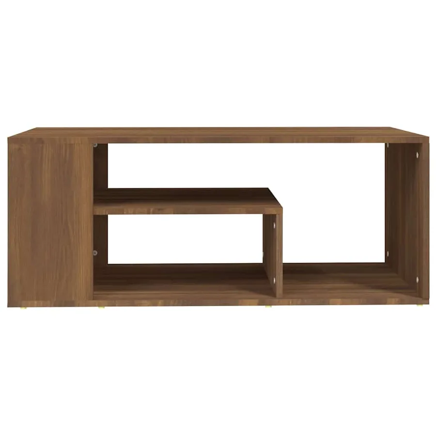 Table basse Chêne marron 100x50x40 cm Bois d'ingénierie - 4
