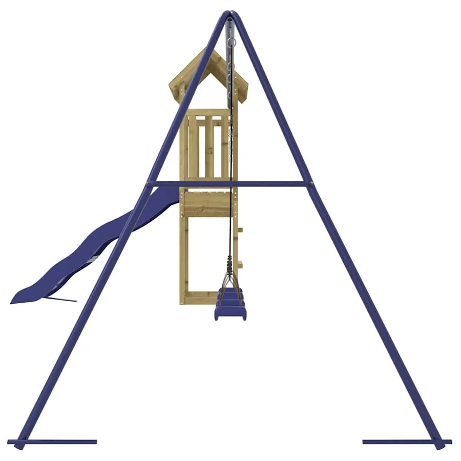 Aire de jeux d'extérieur bois de pin imprégné - 6