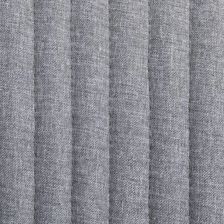 Chaises à manger lot de 2 gris clair tissu - 7