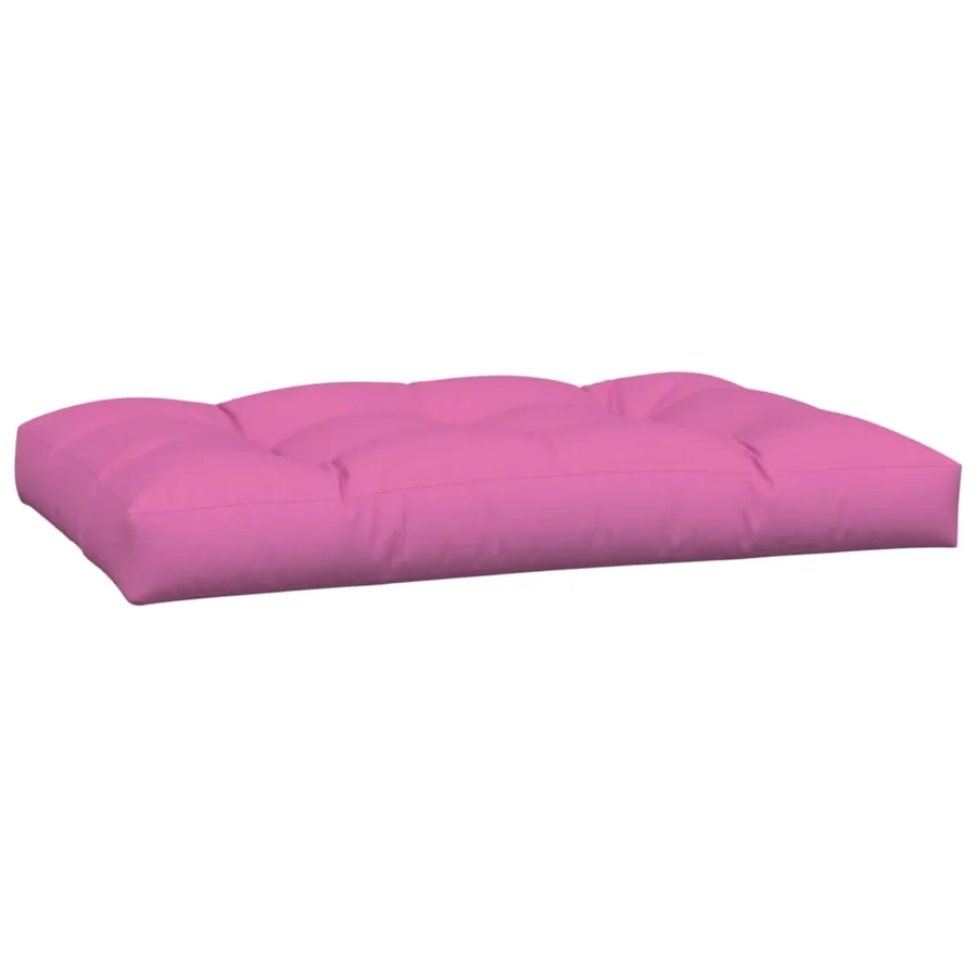 Coussins de palette lot de 7 rose tissu - 5