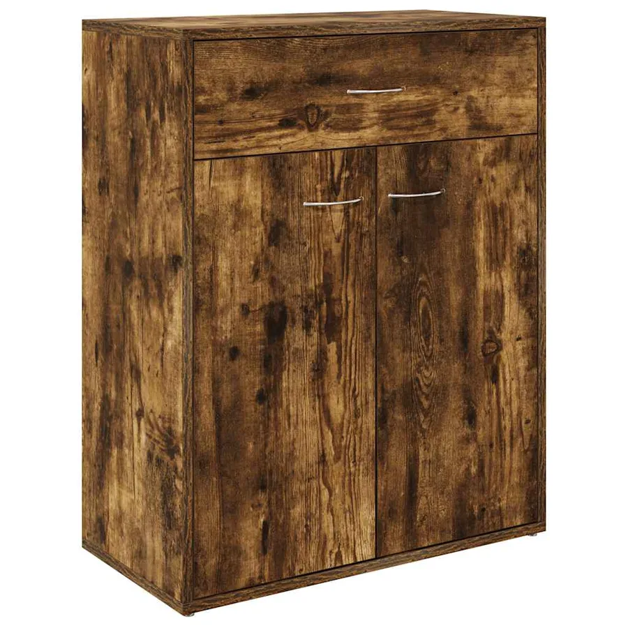 Buffet Chêne fumé 60x30x75 cm Bois d'ingénierie - 2