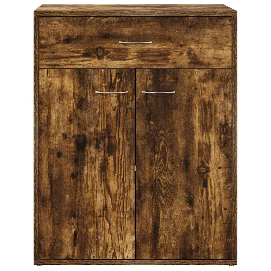 Buffet Chêne fumé 60x30x75 cm Bois d'ingénierie - 5