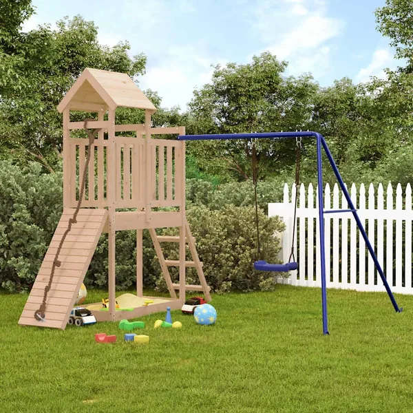 Aire de jeux d'extérieur bois de pin massif