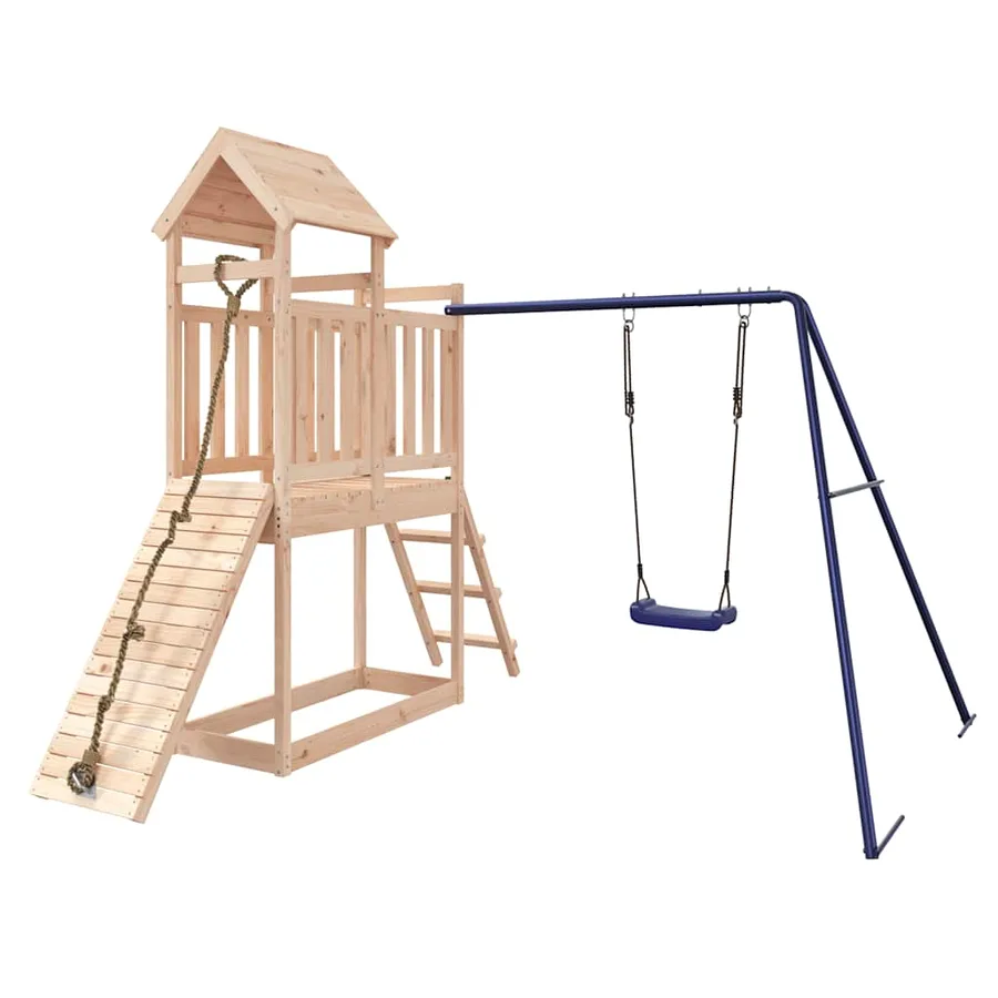Aire de jeux d'extérieur bois de pin massif - 2