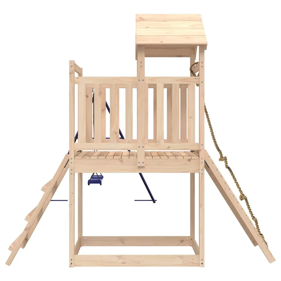 Aire de jeux d'extérieur bois de pin massif - 5