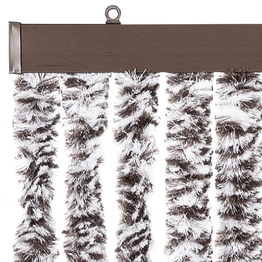 Moustiquaire Marron et beige 100 x 220 cm Chenille - 4