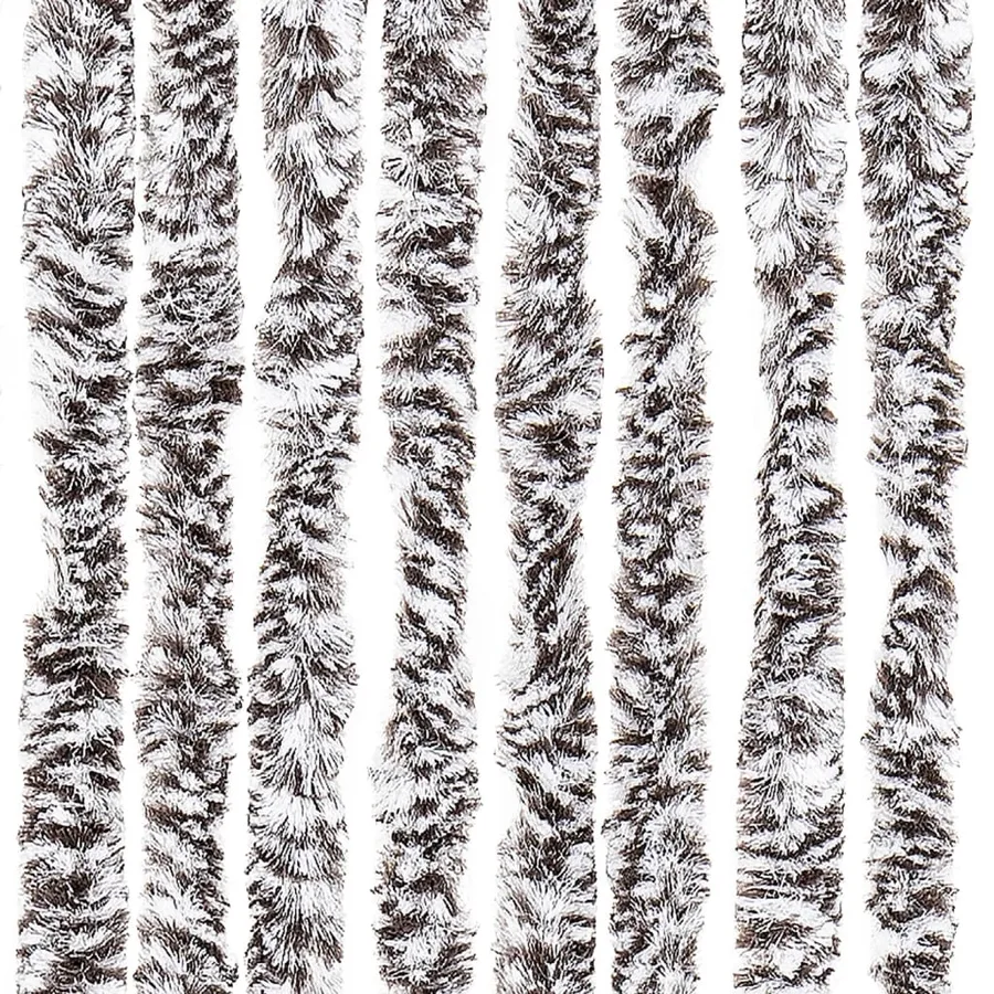 Moustiquaire Marron et beige 100 x 220 cm Chenille - 6