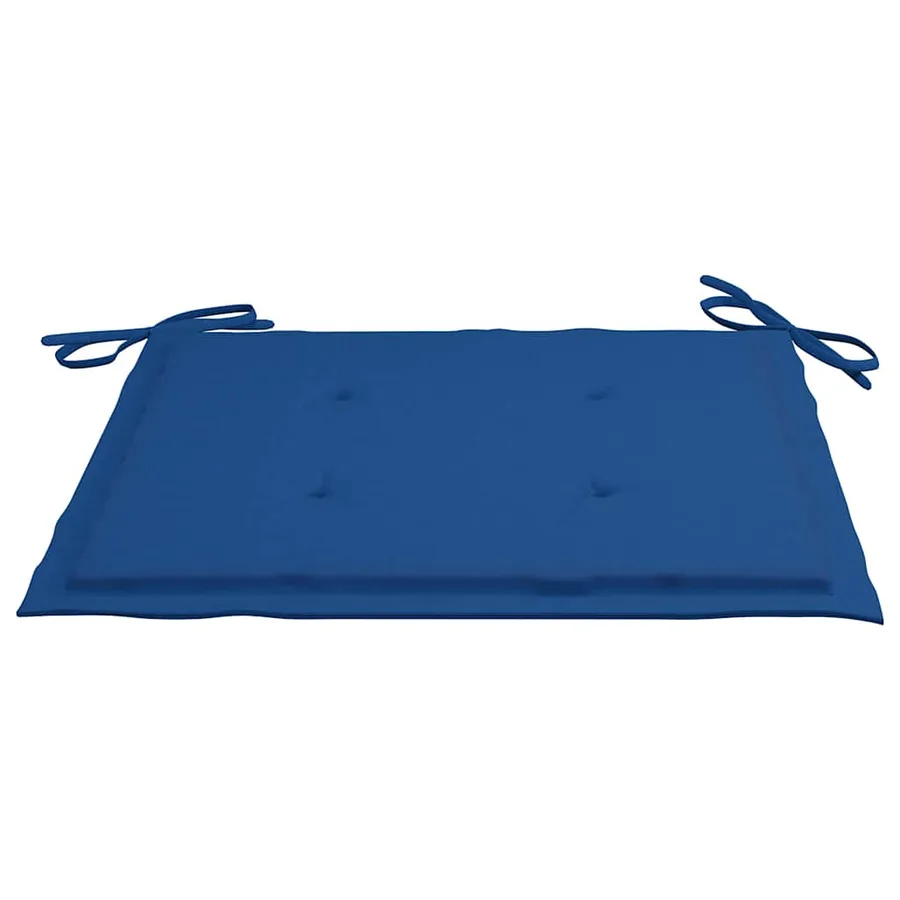 Chaises de jardin avec table à thé et coussins Acacia solide - 10