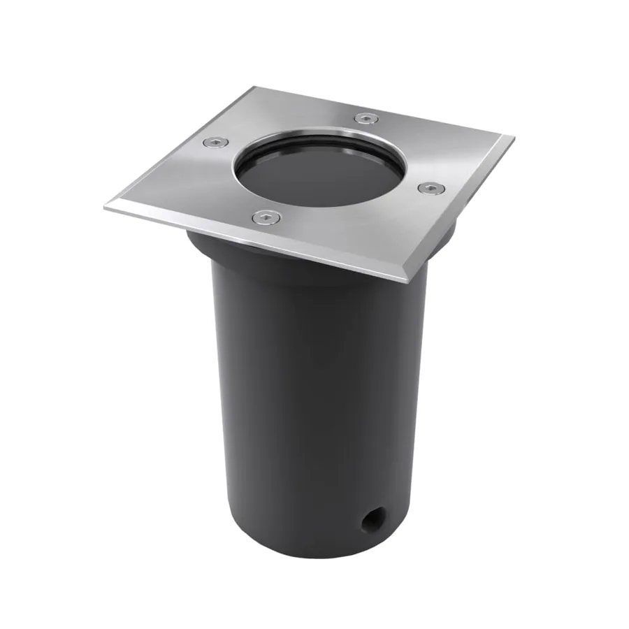 Lampes encastrées au sol d'extérieur 3 pcs Carré - 4