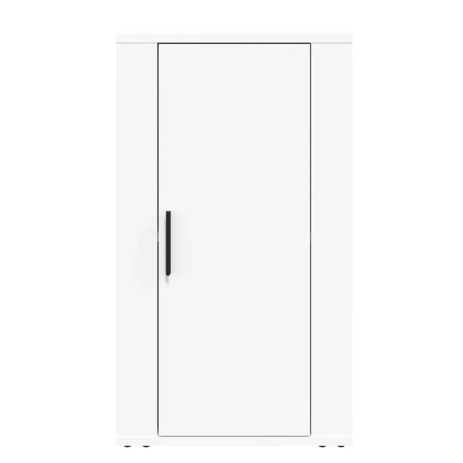 Buffet Blanc 40x33x70 cm Bois d'ingénierie - 3