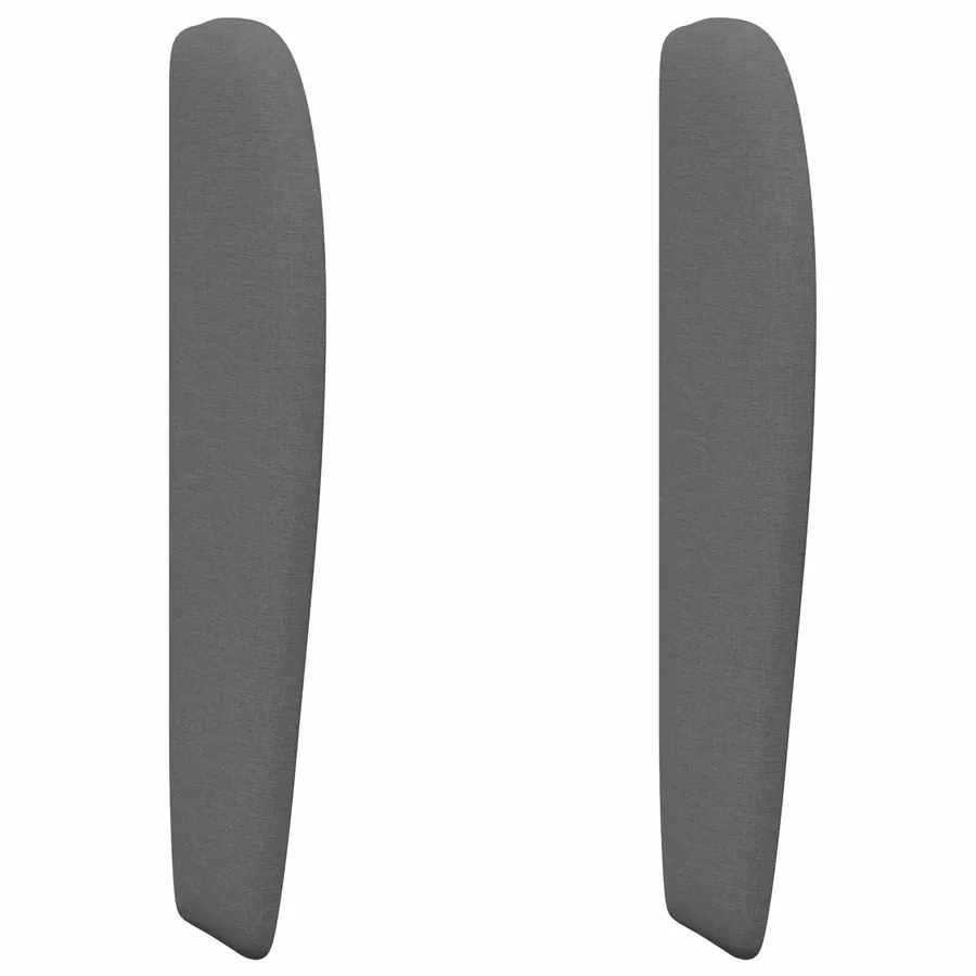 Oreille de tête de lit Gris Foncé 80 x 23 x 6 cm tissu - 2