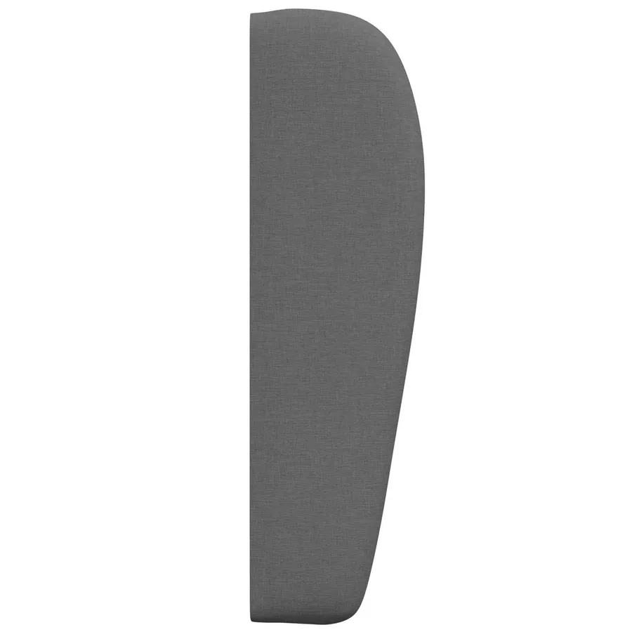 Oreille de tête de lit Gris Foncé 80 x 23 x 6 cm tissu - 7