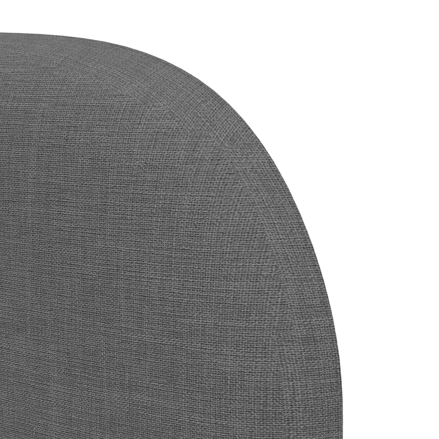 Oreille de tête de lit Gris Foncé 80 x 23 x 6 cm tissu - 9