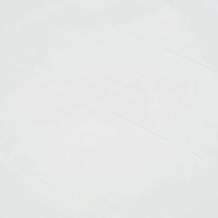 Table de jardin Blanc 150x90x72 cm Plastique Aspect de rotin - 4
