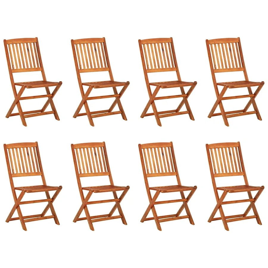 Ensemble à manger de jardin 9 pcs 220x90x75 cm bois d'acacia - 3
