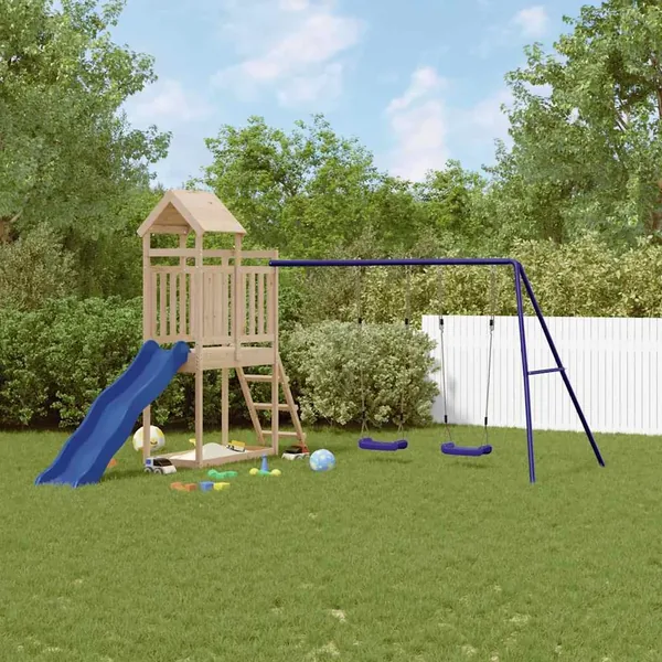 Aire de jeux d'extérieur bois de pin massif