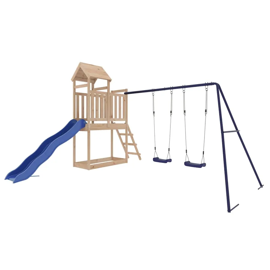 Aire de jeux d'extérieur bois de pin massif - 2