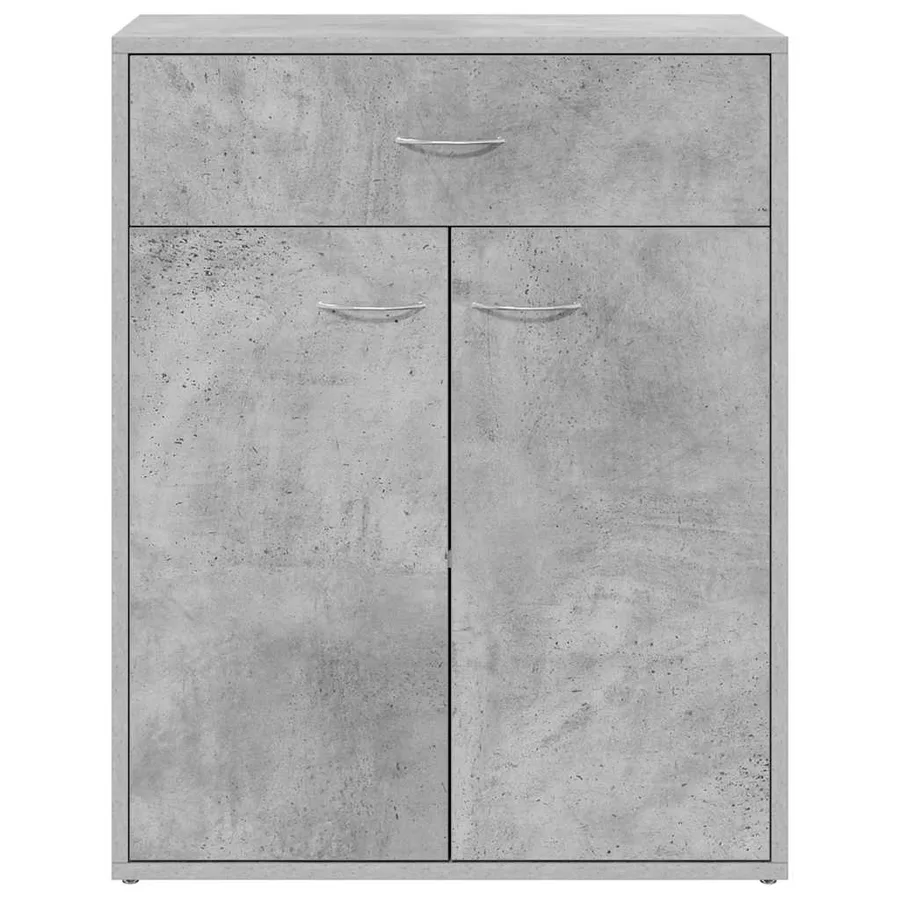 Buffet Gris béton 60x30x75 cm Bois d'ingénierie - 5