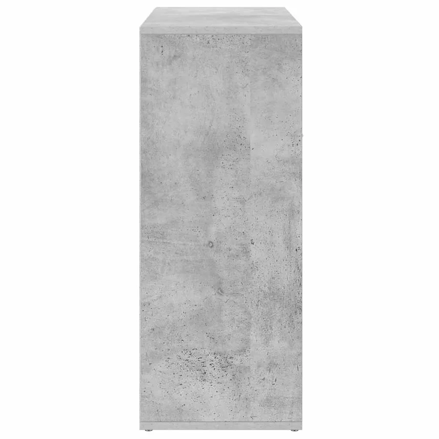 Buffet Gris béton 60x30x75 cm Bois d'ingénierie - 6