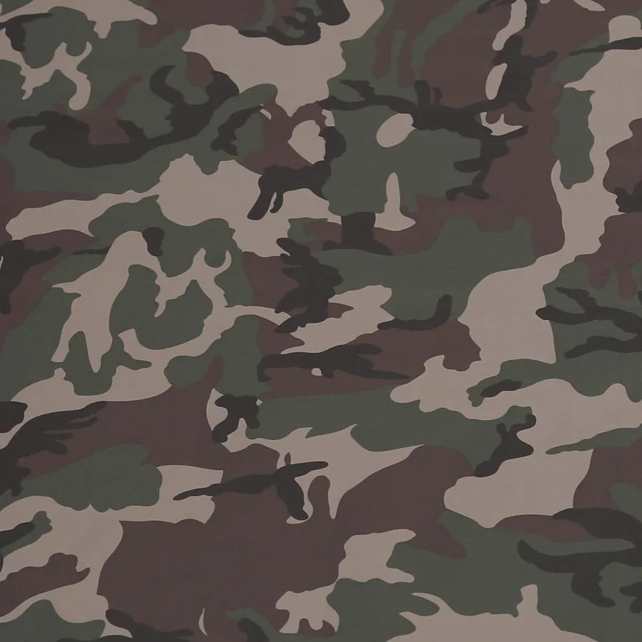 Chaise de jeu de massage repose-pied Noir et camouflage Tissu - 14