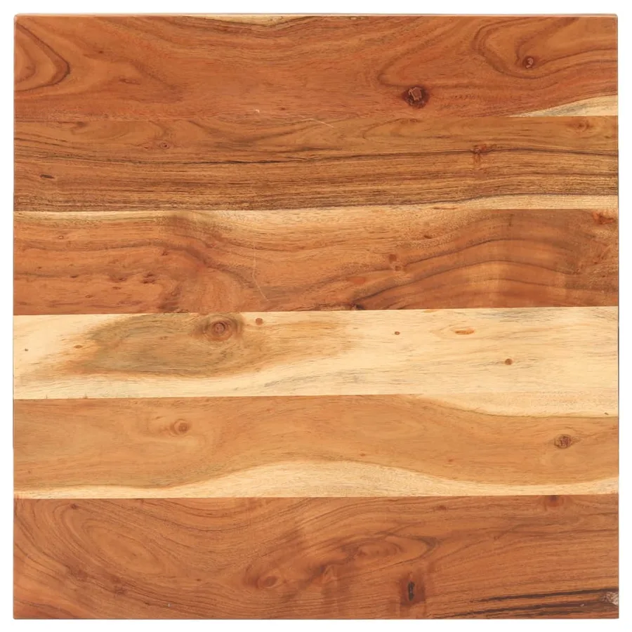 Table de bistro Carrée 60x60x75 cm Bois d'acacia massif - 3