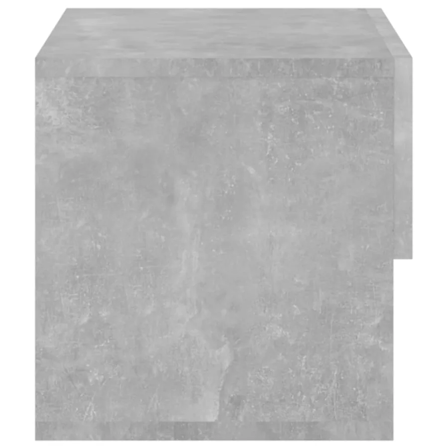 Table de chevet murale Gris béton - 5