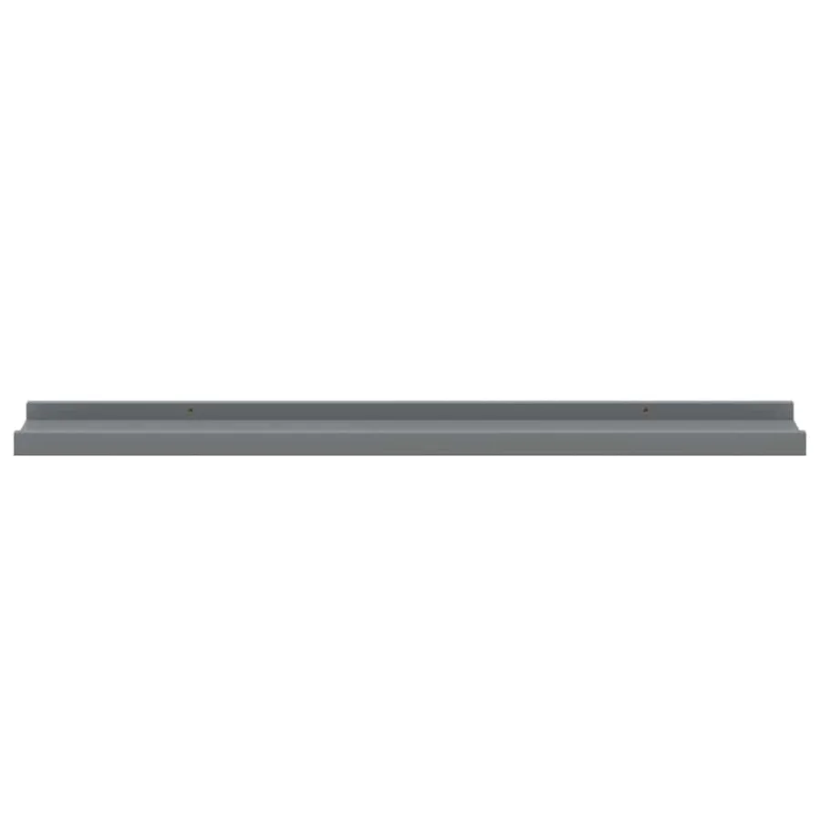 Étagères murales 4 pcs Gris 80x9x3 cm - 6