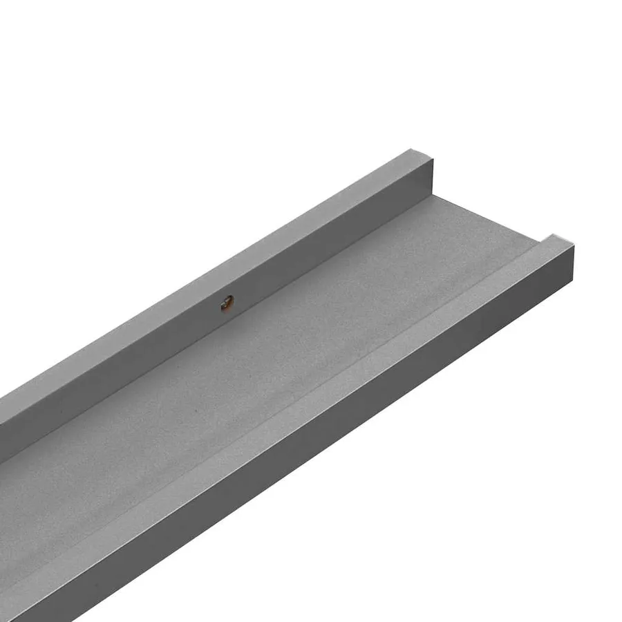 Étagères murales 4 pcs Gris 80x9x3 cm - 9