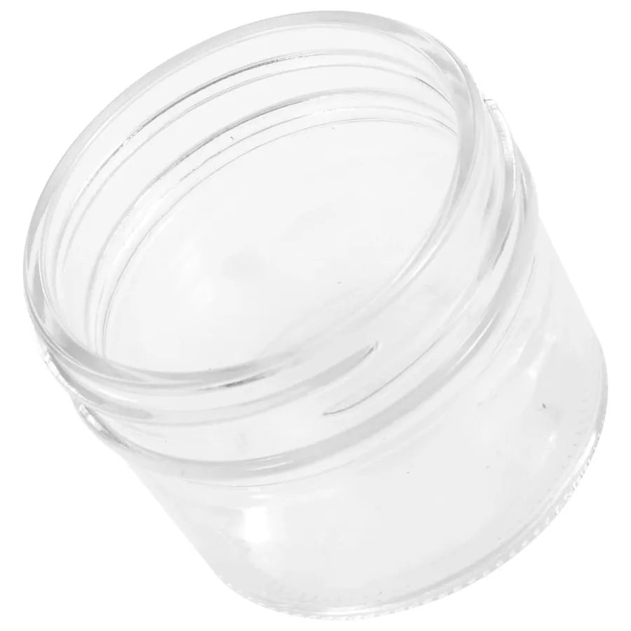 Pots à confiture avec couvercles argentés 96 pcs Verre 110 ml - 6