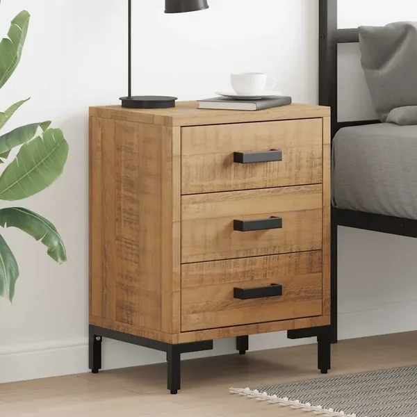 Tables de chevet 2 pcs 40x30x55 cm Bois de pin massif