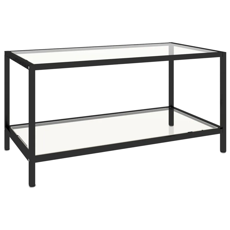 Tables à thé 2 pcs Verre trempé Transparent - 6