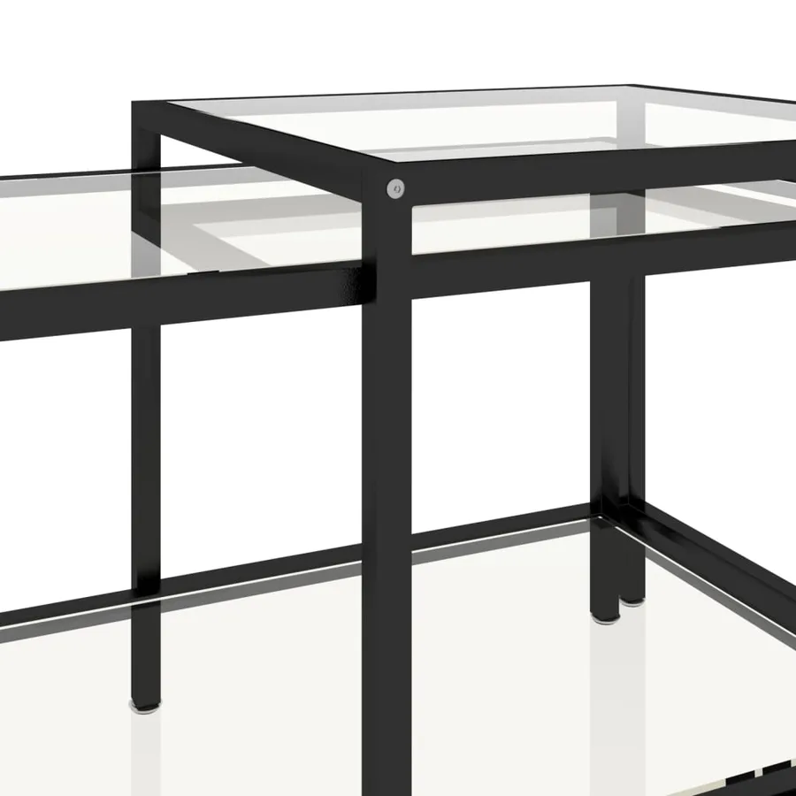 Tables à thé 2 pcs Verre trempé Transparent - 8