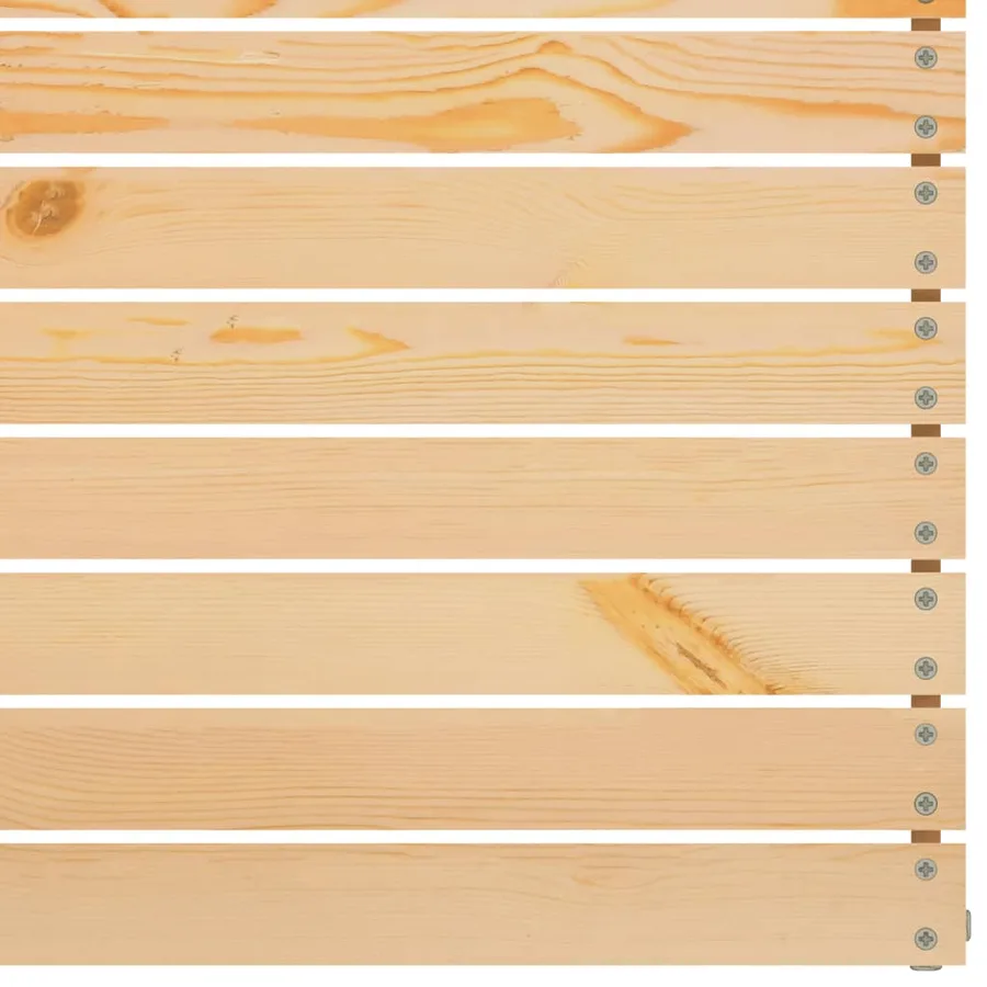 Salon de jardin 6 pcs Bois de pin massif - 6