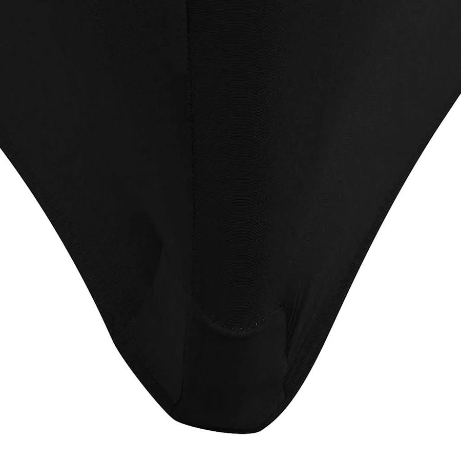 Housses extensibles pour table 2 pièces 183 x 76 x 74 cm Noir - 4