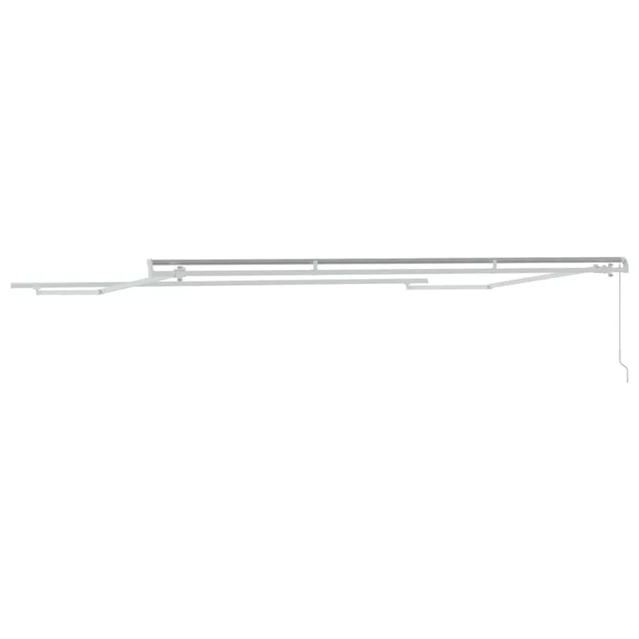 Cadre d'auvent Blanc 400 × 300 cm Aluminium - 6