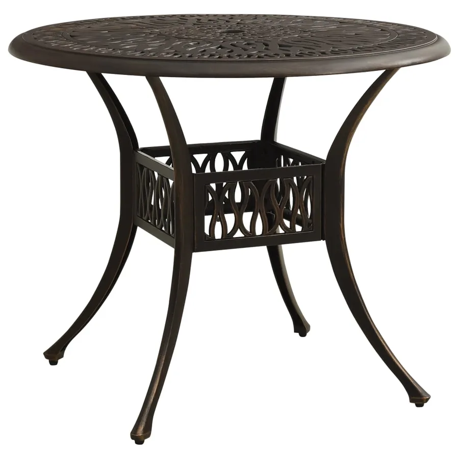 Ensemble de bistro 5 pcs Aluminium coulé Bronze - 9